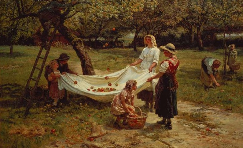 Frederick_Morgan01 Apple gatherers