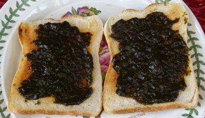 Laverbread on toast
