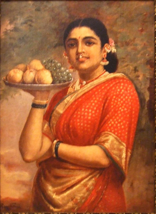 Raja_Ravi_Varma,_The_Maharashtrian_Lady_(2)